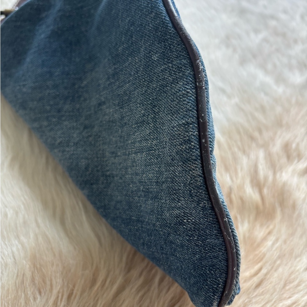 Fendi denim Oyster bag - Picture 8 of 12